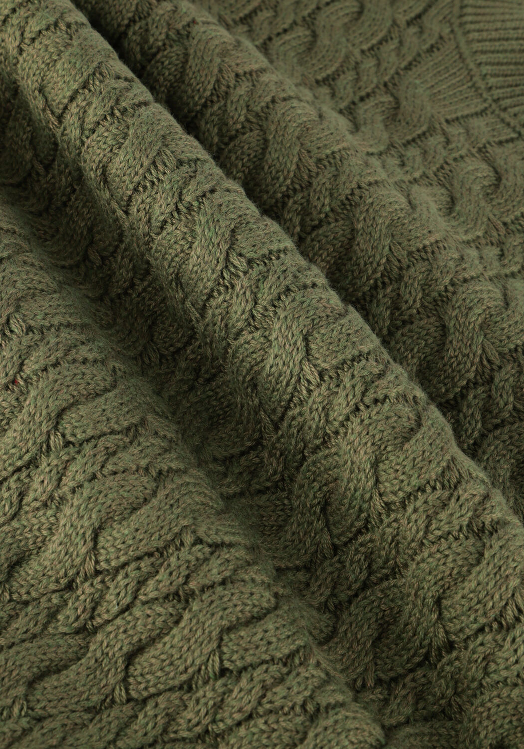 YOUR WISHES Pull GERRY CABLE KNIT en vert - large