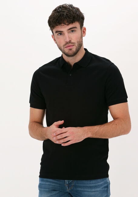 Zwarte SELECTED MEN Polo SLHPARIS SS POLO B NOOS - large