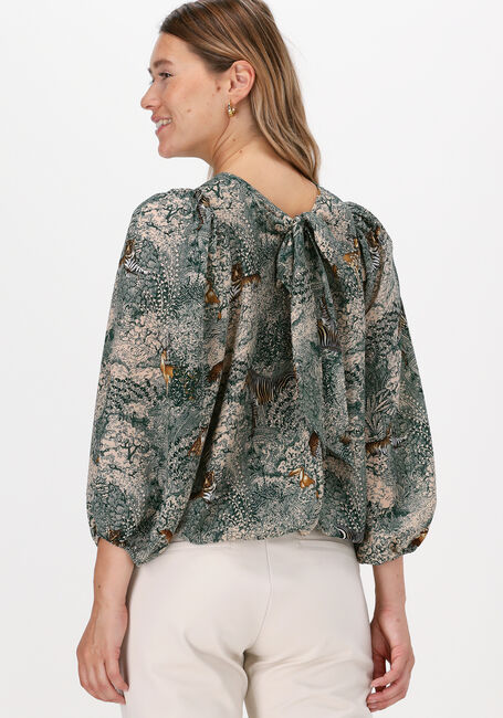 Zwarte SUMMUM  TOP PRINT ANIMALS - large