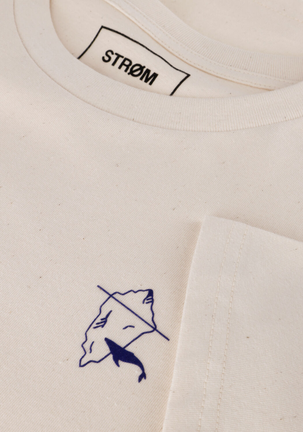 Beige STR&Oslash;M Clothing Polo / T-shirt T-SHIRT - large