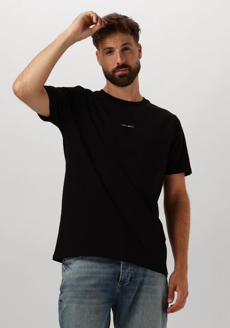 PURE PATH T-shirt REGULAR FIT T-SHIRTS CREWNECK SS101 en noir - large