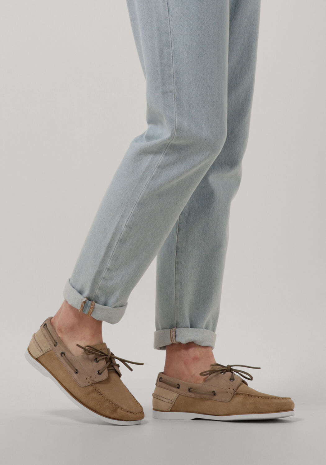Beige TOMMY HILFIGER Mocassins TH BOAT SHOE CORE - large