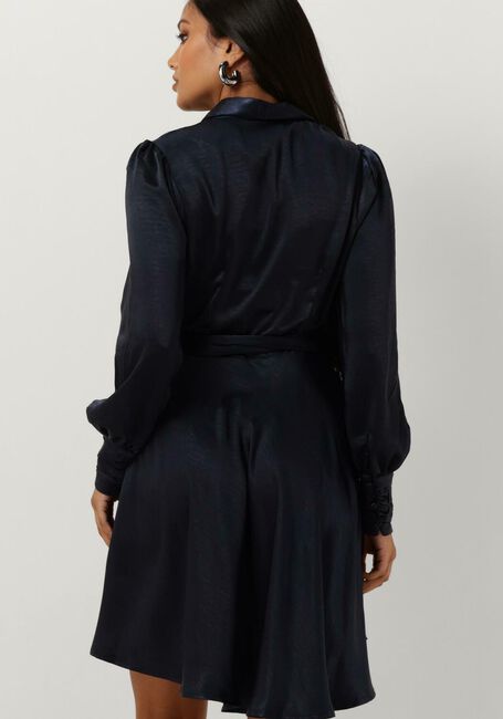NOTRE-V Mini robe NV-DORIS SATIN DRESS  Bleu foncé - large