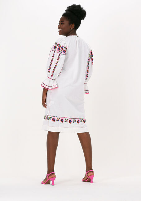 Witte ANTIK BATIK Mini jurk MILDA DRESS - large