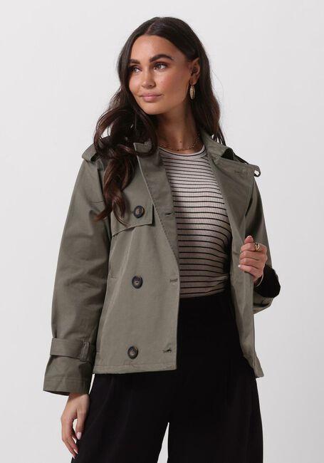 Olijf MY ESSENTIAL WARDROBE Jassen MIRAMW SHORT TRENCHCOAT - large