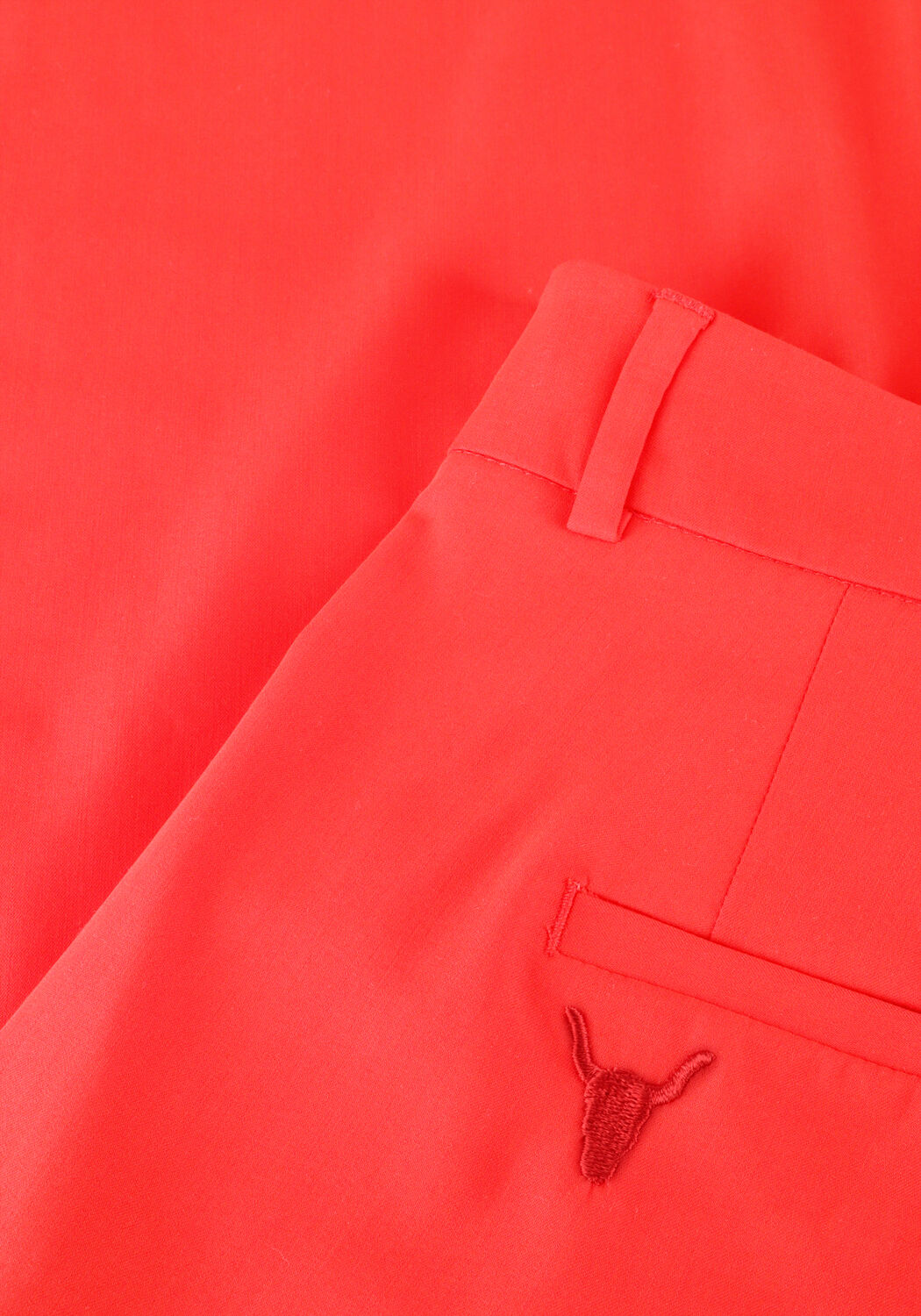 ALIX THE LABEL Pantalon LADIES WOVEN PLEAT PANTS en rouge - large