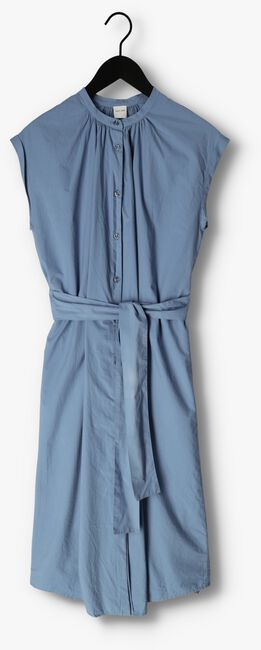 Lichtblauwe KNIT-TED Midi jurk KARO - large