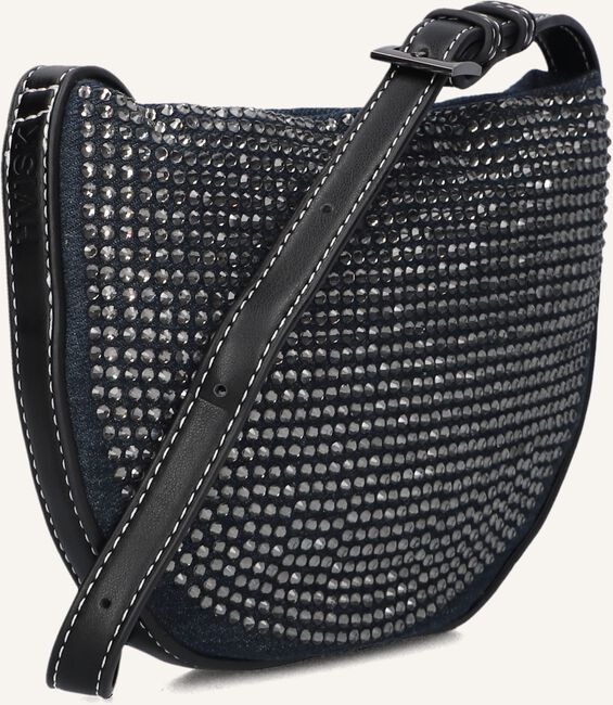 Blauwe HVISK Schoudertas HALO DENIM EMBELLISHED Blauwe HVISK Schoudertas HALO DENIM EMBELLISHED - large