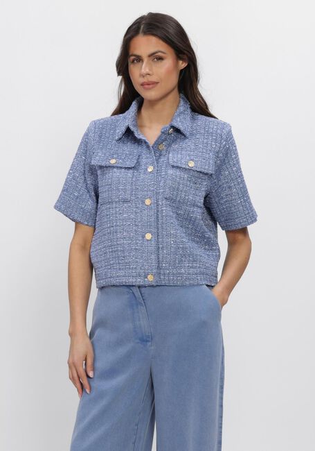 Blauwe FREEBIRD Blazers WV-BOUCLE-CHENILLE-26-1 - large