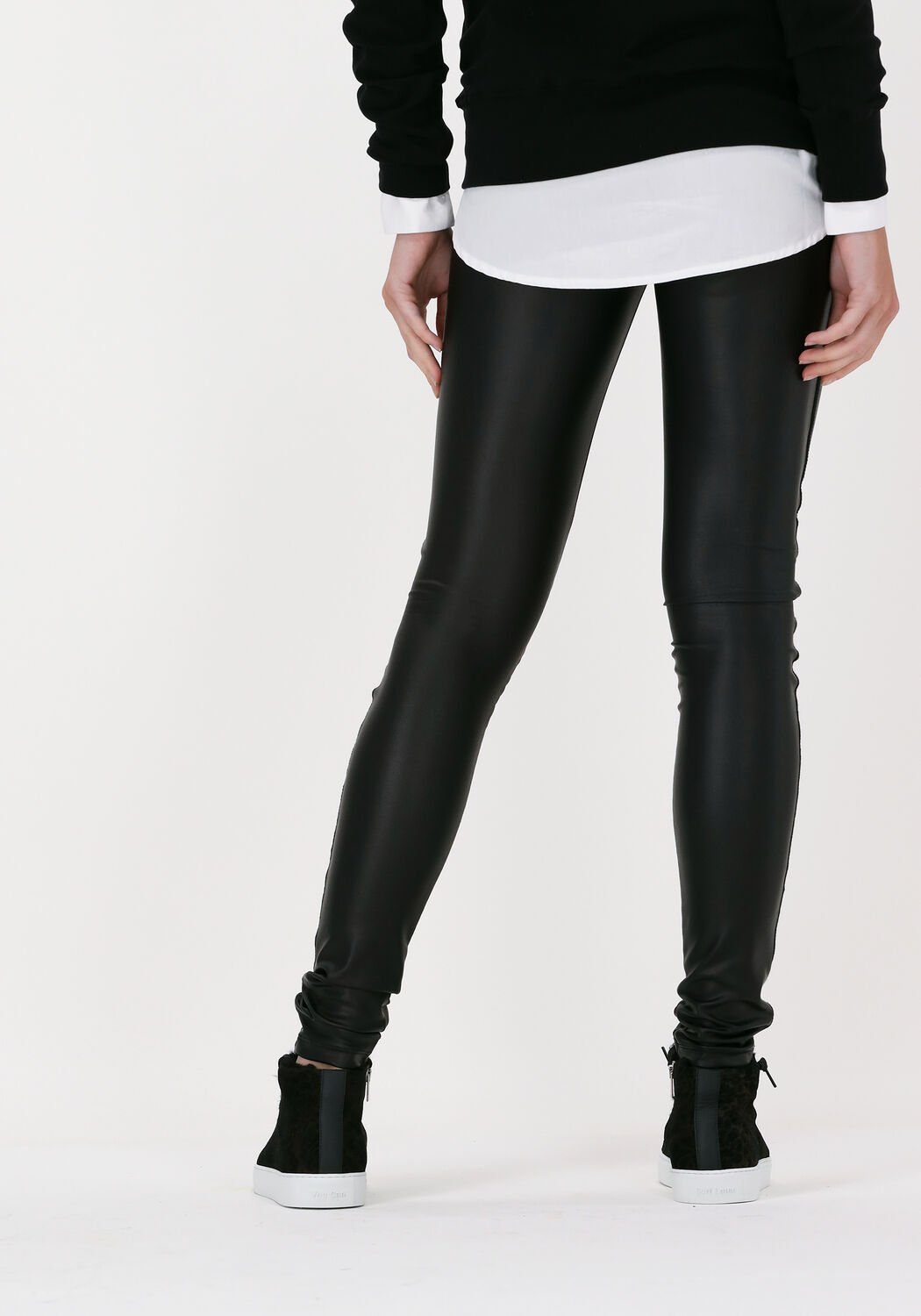 Zwarte 10DAYS Legging THE BIKER LEGGINGS Omoda