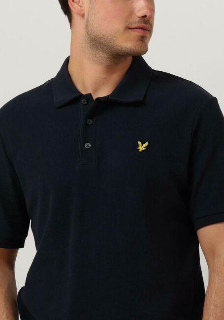 LYLE & SCOTT Polo MILANO TRIM POLO SHIRT Bleu foncé - large