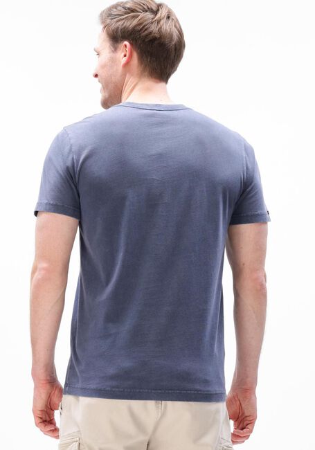 PME LEGEND T-shirt ACID WASH + GARMENT DYE en bleu - large