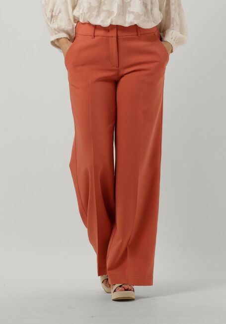 SUMMUM Pantalon large TROUSERS WIDE LEG SOFT FOAM en orange - large