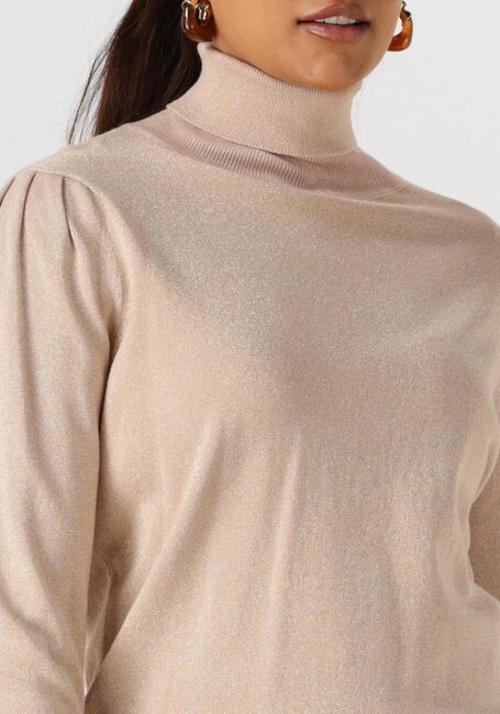 NUKUS Col roulé SYLVIA PULLOVER LUREX en rose - large