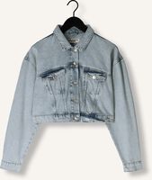 COLOURFUL REBEL Veste en jean ORNEL CROPPED DENIM JACKET en bleu COLOURFUL REBEL Veste en jean ORNEL CROPPED DENIM JACKET en bleu - medium