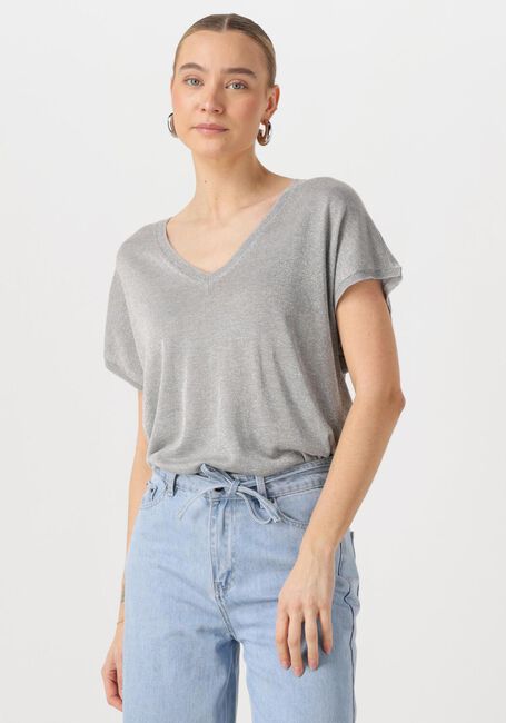 MINUS Haut CARLINA BATSLEEVE KNIT TEE Métallique - large