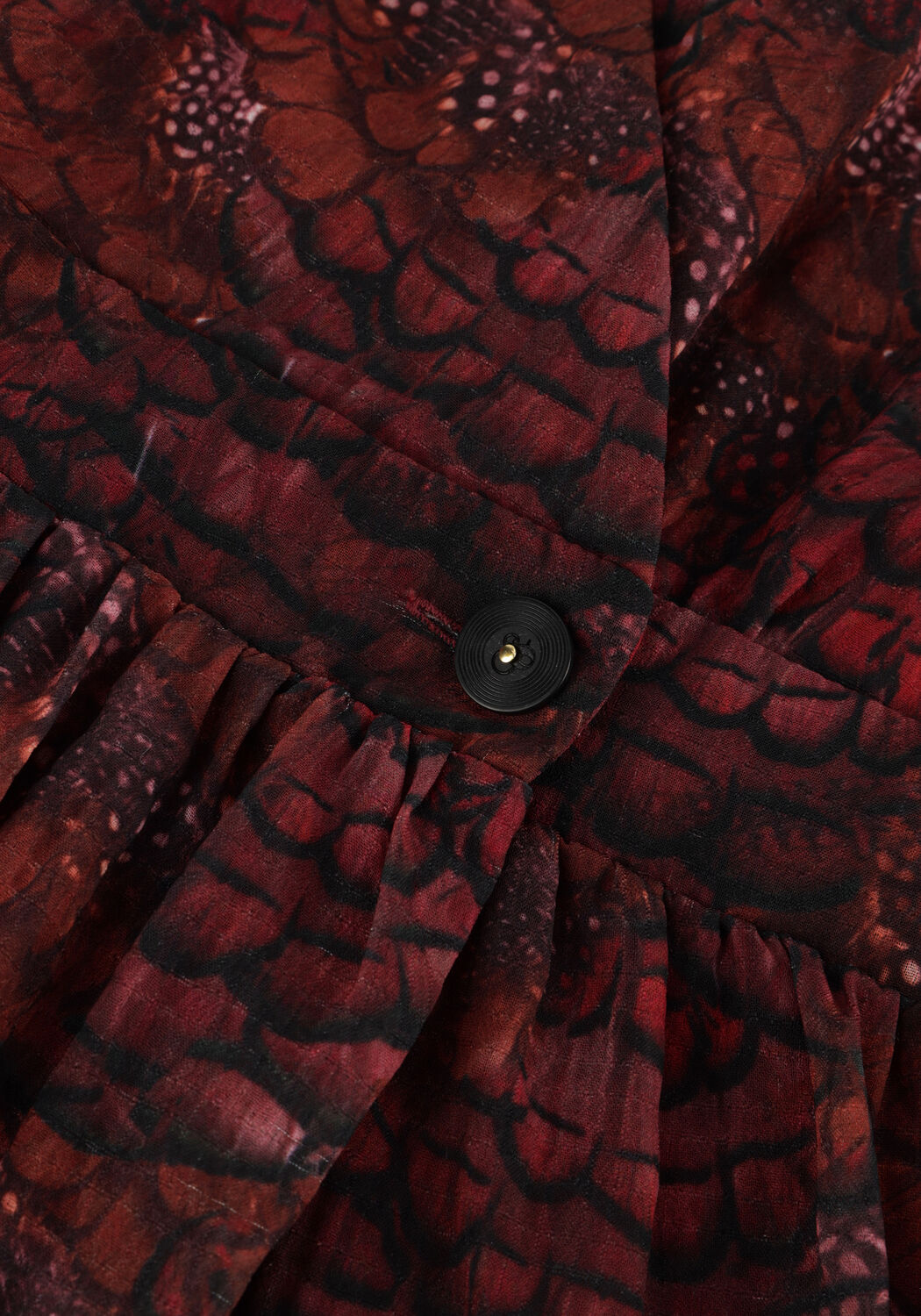 SCOTCH & SODA Mini robe WRAP MINI DRESS Bordeaux - large