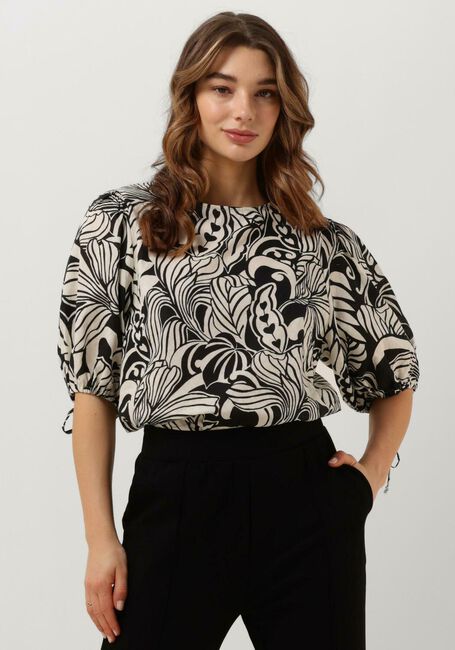 JANSEN AMSTERDAM TRIPOLI Blouses en noir - large