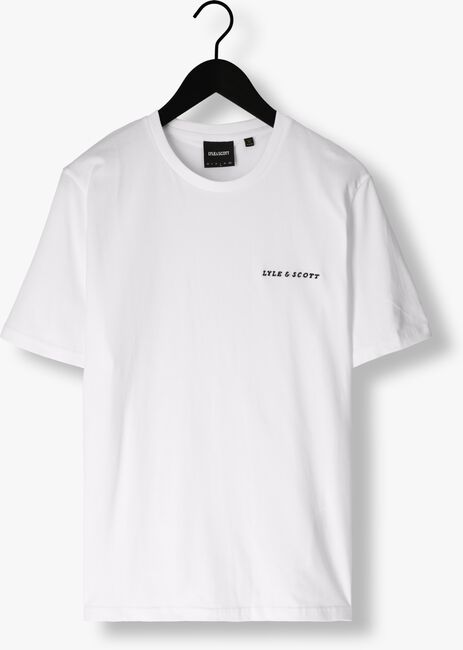 LYLE & SCOTT T-shirt EMBROIDERED T-SHIRT en blanc - large