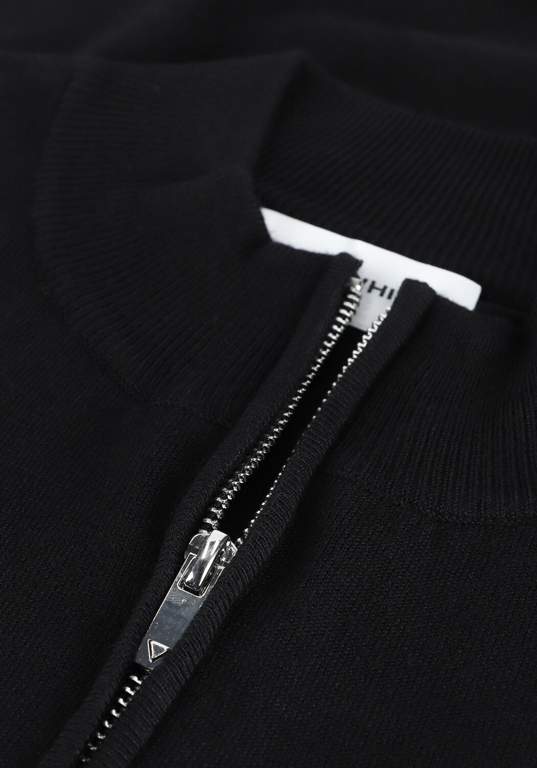 PUREWHITE Pull ESSENTIAL KNIT HALF ZIP LS en noir - large