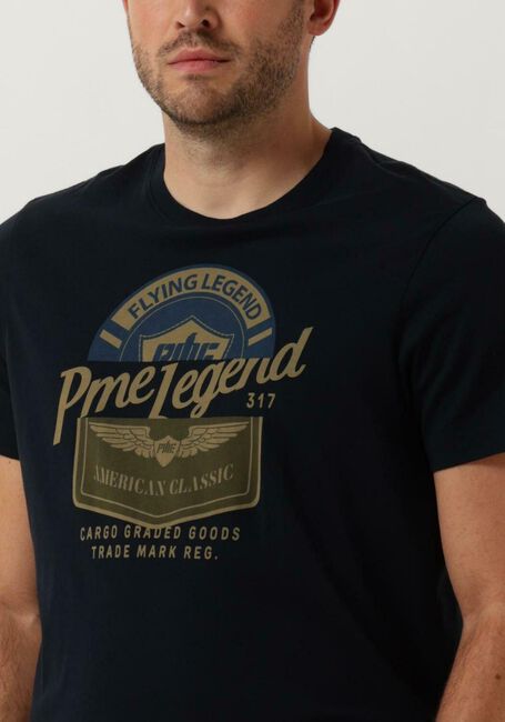 PME LEGEND T-shirt SHORT SLEEVE R-NECK SINGLE JERSEY LW PLAY en bleu - large