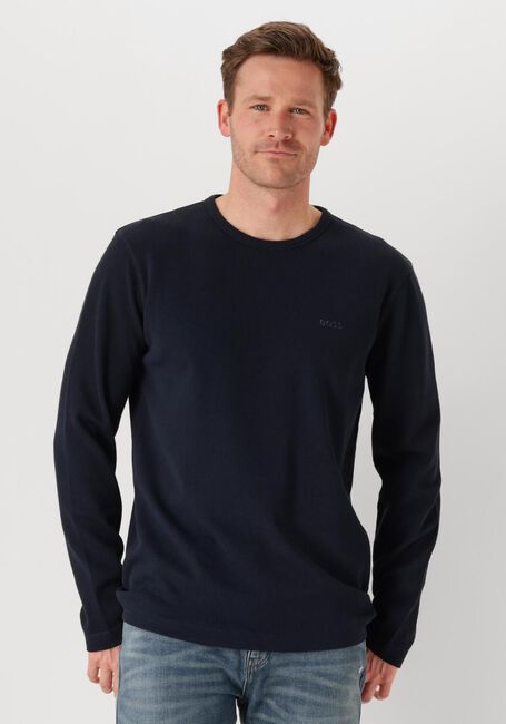BOSS ORANGE Pull TEMPESTO Bleu foncé - large