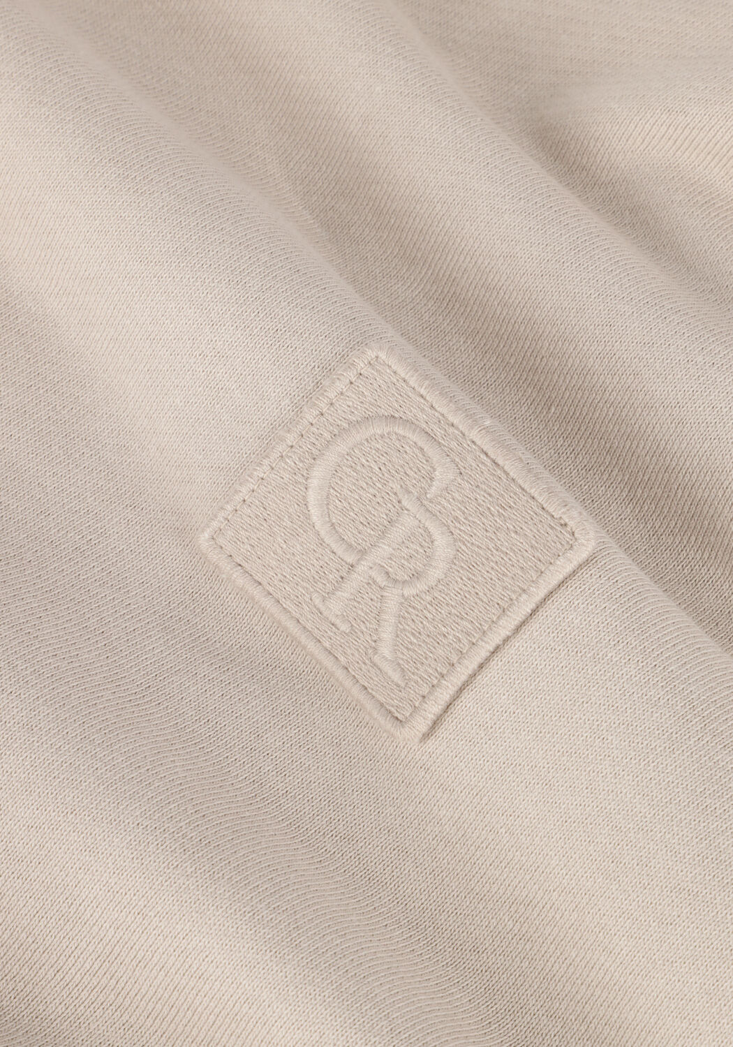 COLOURFUL REBEL Chandail UNI PATCH DROPPED SHOULDER HOODIE en beige - large