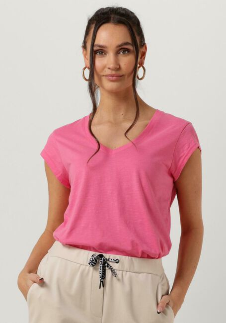 CC HEART T-shirt BASIC V-NECK T-SHIRT en rose - large
