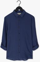 Donkerblauwe SCOTCH & SODA Casual overhemd REGULAR FIT GARMENT-DYED LINEN SHIRT