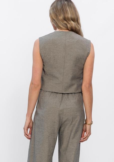 Taupe BY-BAR Gilet NORI MELANGE GILET - large