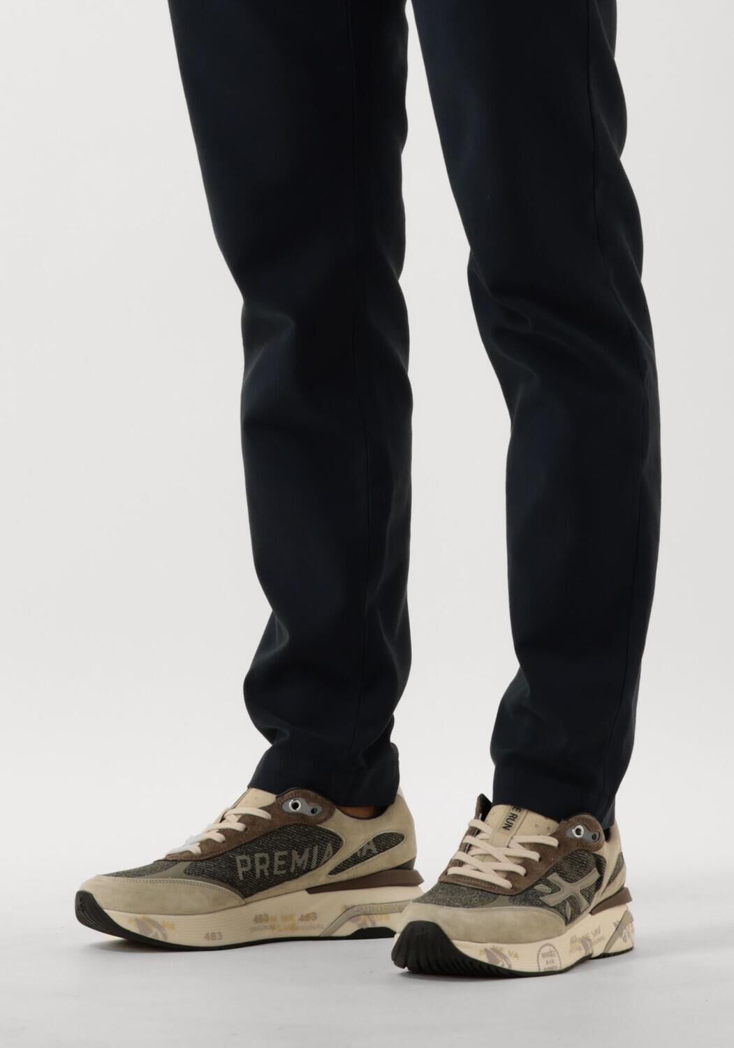 PREMIATA Baskets basses MOERUN en gris - large