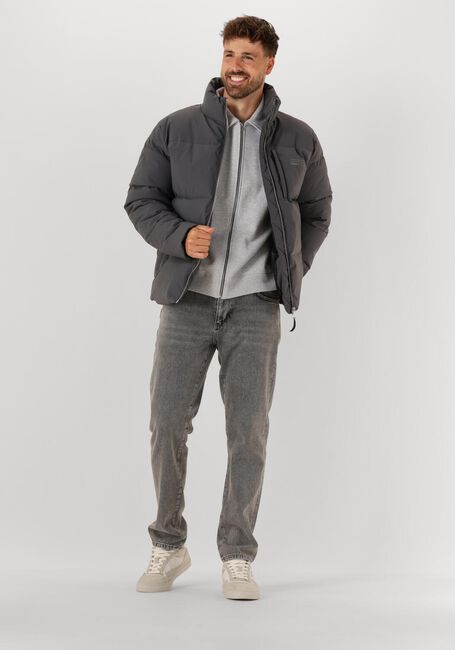 Grijze WOODBIRD Gewatteerde jas DAPPER - large