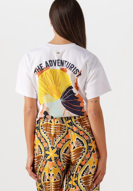 Witte POM AMSTERDAM T-shirt THE ADVENTURIST - large