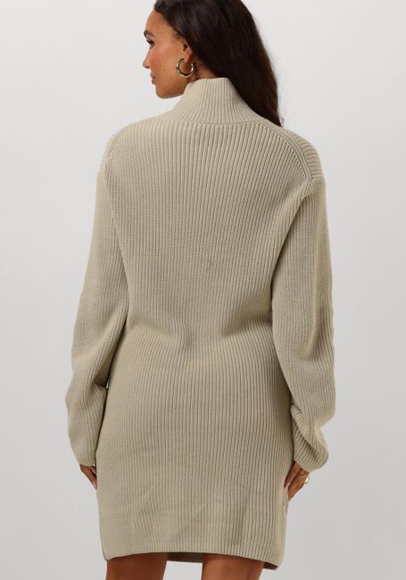 Beige CALVIN KLEIN Mini jurk CHUNKY LOOSE SWEATER DRESS - large