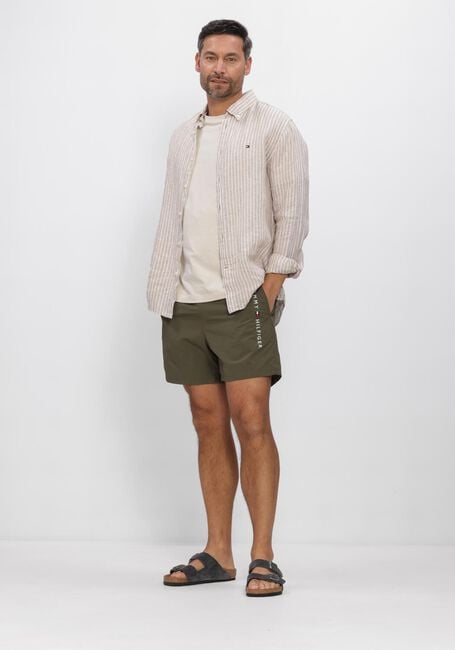 TOMMY HILFIGER UNDERWEAR Shorts de bain MEDIUM DRAWSTRING ZIP POCKET en vert - large