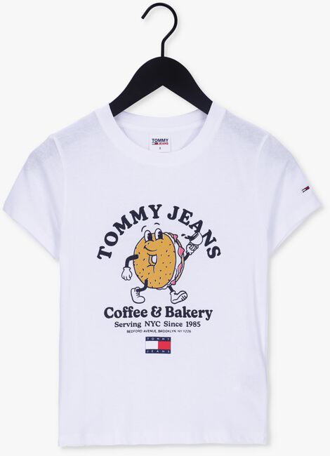TOMMY JEANS T-shirt TJW BABY TOMMY BAGELS SS Blanc - large