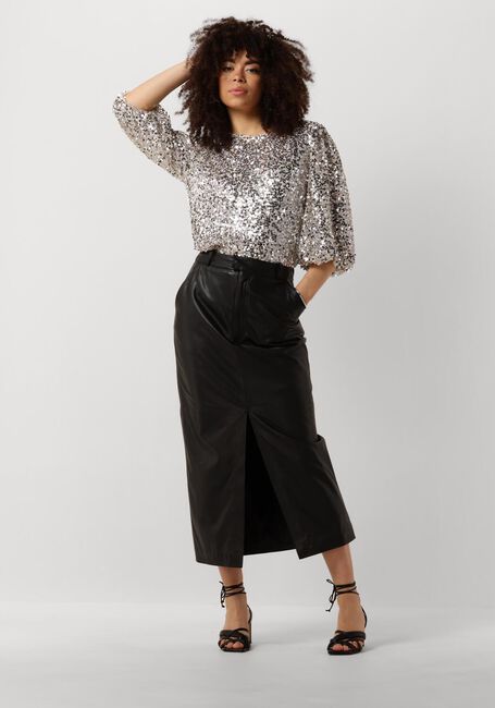 Gouden NEO NOIR  LORRAINE SEQUINS BLOUSE - large
