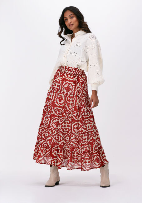 AMAYA AMSTERDAM Pantalon DANI en rouge - large