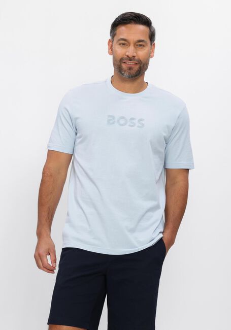 BOSS GREEN T-shirt TS_TERRACE LOGO Bleu clair - large