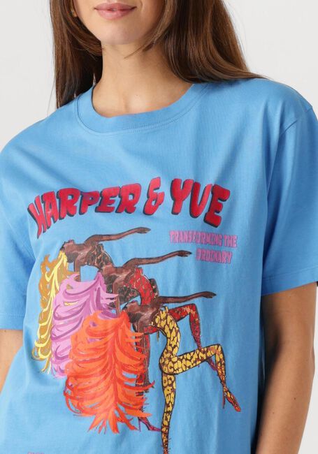 HARPER & YVE T-shirt EXTRAORDINARY-SS en bleu - large