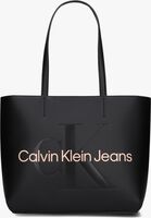 CALVIN KLEIN SCULPTED SHOPPER29 MONO Shopper en noir - medium