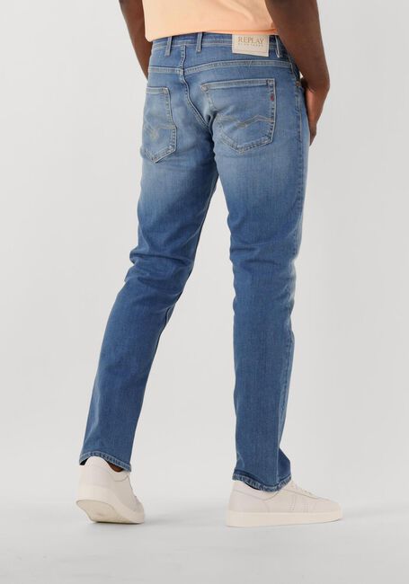 Blauwe REPLAY Skinny jeans GROVER PANTS - large