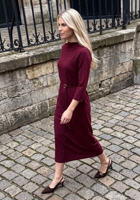 Bordeaux FREEBIRD Midi jurk DEVOTED - large