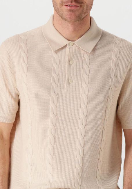 Beige TOMMY HILFIGER Polo DC CABLE POLO - large