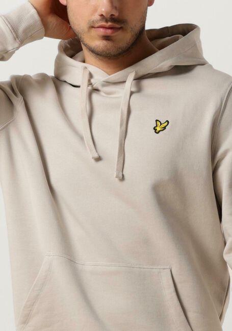 Beige LYLE & SCOTT Truien/vesten PULLOVER HOODIE - large