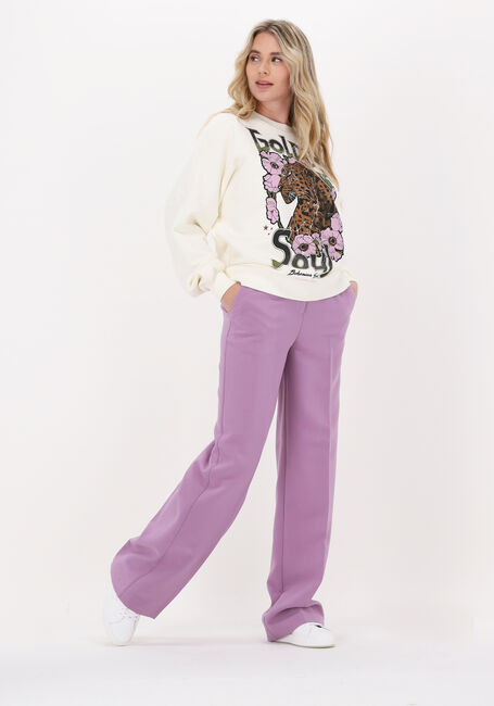 COLOURFUL REBEL Chandail GOLDEN SOUL DROPPED SHOULDER SWEAT en beige - large