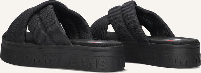 Zwarte TOMMY JEANS Slippers TOMMY JEANS LETTERING FLATFORM Zwarte TOMMY JEANS Slippers TOMMY JEANS LETTERING FLATFORM - large