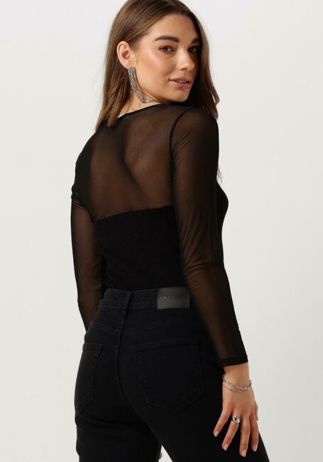 CO'COUTURE Longsleeves BADUCC MIX CORSAGE BLOUSE en noir - large