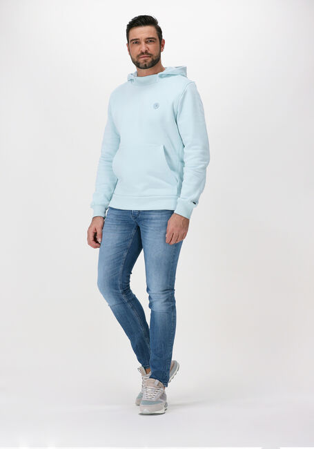 Blauwe CAST IRON Slim fit jeans RISER SLIM BRIGHT BLUE WASH - large