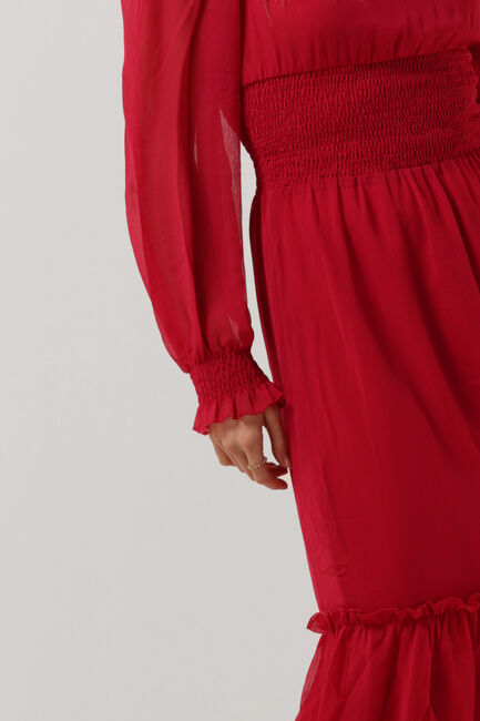 NA-KD Robe maxi SMOCKED DETAIL ANKLE DRESS en rouge - large